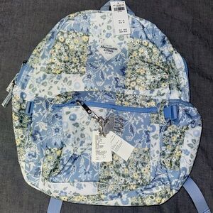 SOLD Abercrombie & Fitch Patchwork Floral Backpack